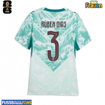 Portugal Ruben Dias #3 Auswärtstrikot Frauen WM 2026 Kurzarm